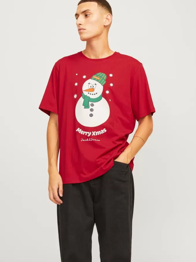 X-mas Crew neck T-shirt-Jack & Jones Store