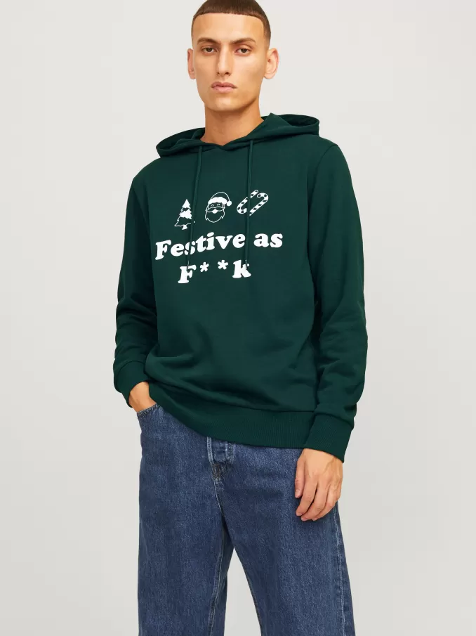 X-mas Hoodie-Jack & Jones Clearance